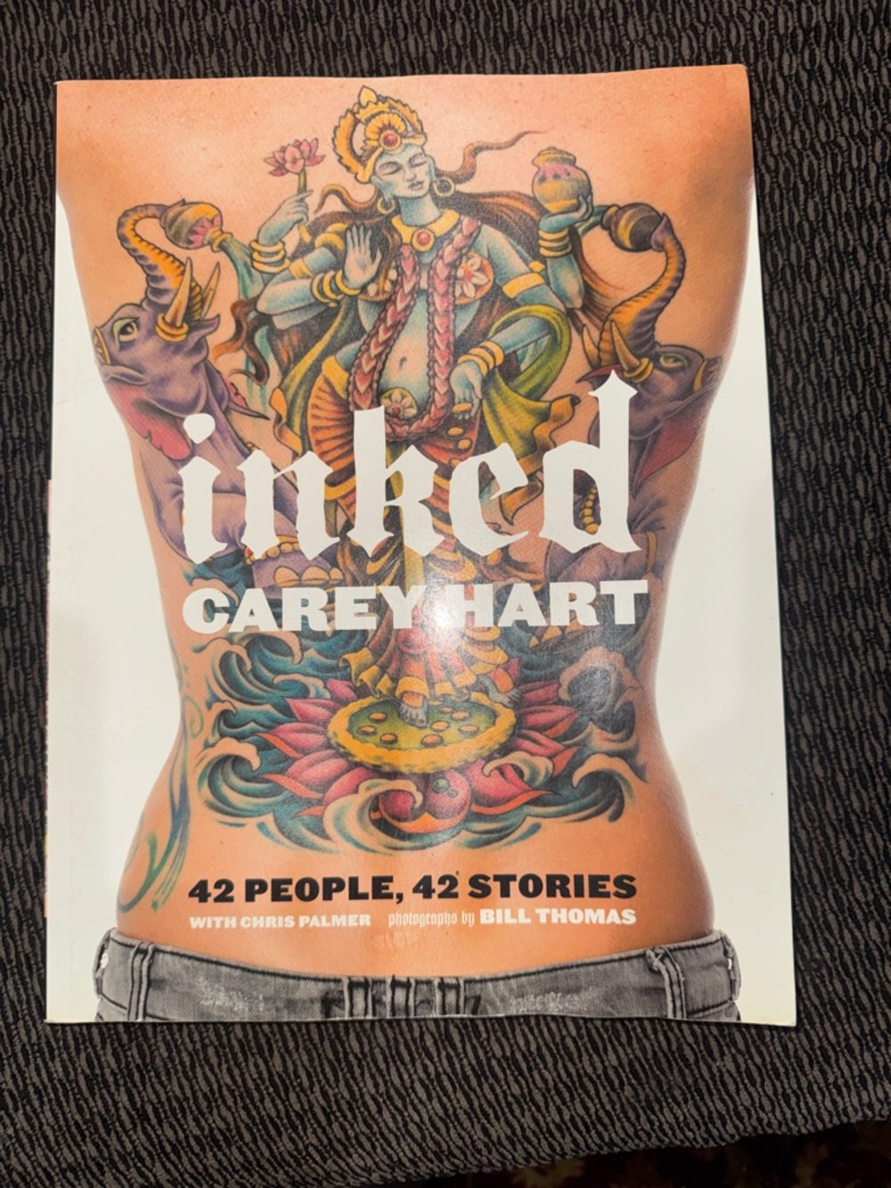 Super rareInked and artist Art Photography Print - Multicolor Tattoo Back Design